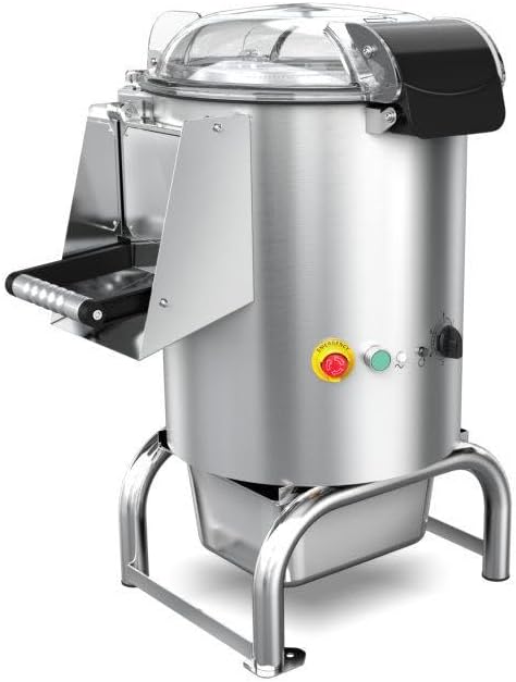 Electric Automatic Potato and Fruit Peeler - Heavy Duty 550W/750W, 70-100kg/h, Ideal for Potatoes & Carrots, 5kg/12L & 10kg/22L Options, Commercial Use