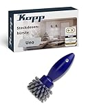 Kopp UNO Steckdosenbürste in blau/grau - Praktische & kompakte Rundbürste für Steckdosen - Robust, langlebig & einfach in der Anwendung - Vielseitig einsetzbar für Haushalt, Büro & unterwegs