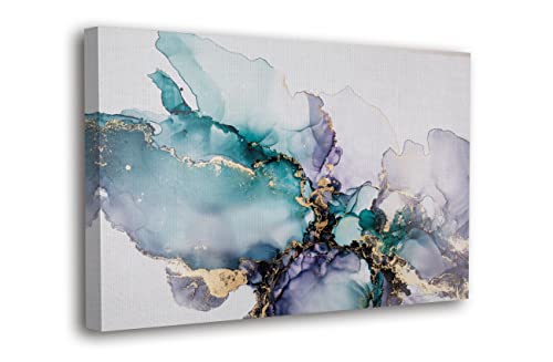 SpiritualHands Large Abstract Wall Art Canvas, Contemporary Modern Painting Vibrant