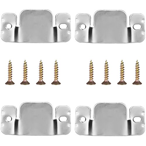 NUON Universal Sectional Sofa Interlocking Sofa Connector Bracket with Screws, 4 Pieces