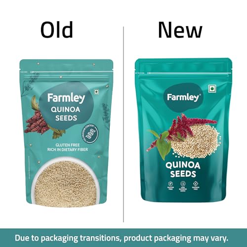 Image of Farmley Natural Quinoa 500 g | Gluten Free | Ready To Cook | High Fibre & Protein Content Quinoa Seeds (Pack of 2)
