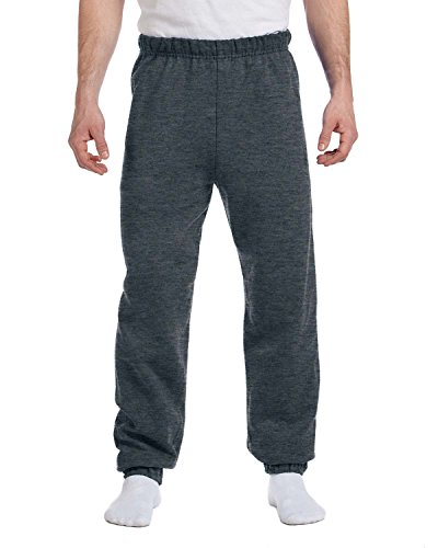 Image of Jerzees Men's NuBlend Fleece Elastic Bottom Sweatpants, Relaxed Fit, Cotton Blend