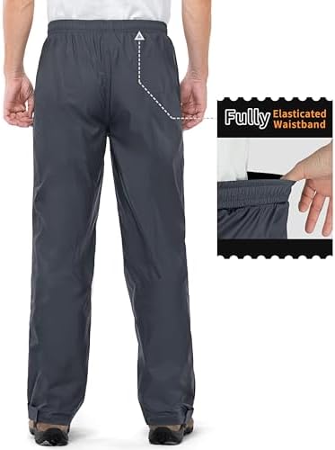 Pantaloni Da Jogging Per Ragazzo - Antivento, Impermeabili, Comodi, Per Autunno E Attività Outdoor, Vita Media Con Elastico - Foto 6