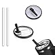 Yisquar 2 Pack 40 oz Tumbler Abnehmbarer Flip Strohhalm Deckel Auslaufsicherer Deckel Ersatz für Stanley Cup Zubehör Wiederverwendbar Auslaufsicherer Flip Top Stopper For Stanley