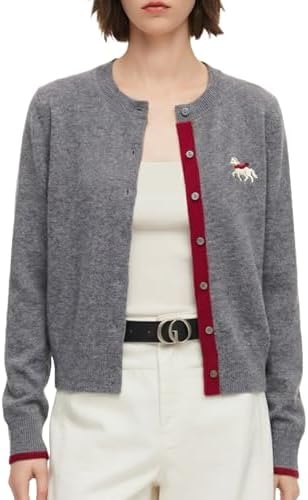 GOELIA Women Wool Blend Lightweight Cardigan Sweaters 2026 Spring...