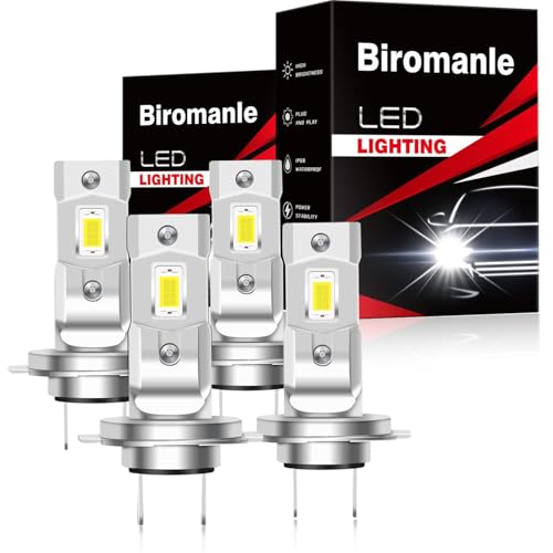 Bombillas LED H7 para Volkswagen Jetta 2005-2018, pack 4 miniatura 1