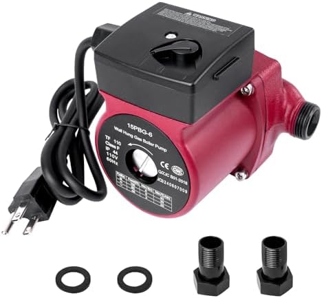 best hot water heater booster pump that will change your shower experience 7 Hot Water Recirculating Pump with 3-Speed Control,Large Flow & Quiet Running Water Circulator Pump,Booster Pump for Electric Water Heater System