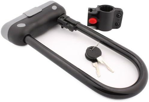 Tuff BroHeavy Duty 14mm U Bar Bike Lock Anti-theft Bicycle U Lock with Mount Bracket & 2 Keys