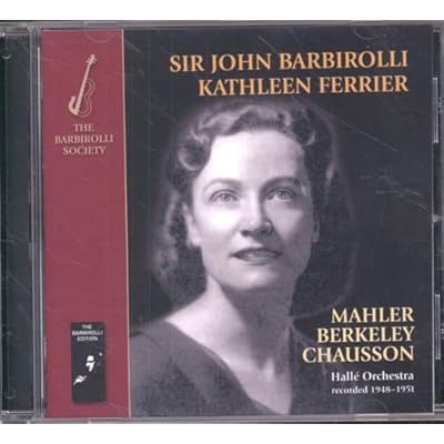 Mahler, Berkeley & Chausson: Kindertotenlieder