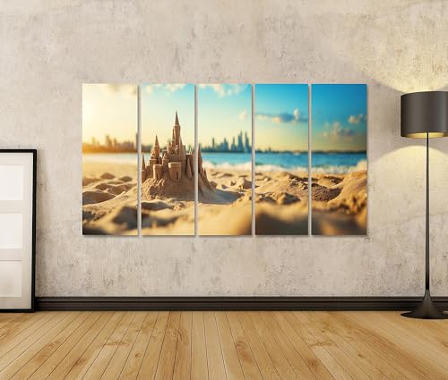 Tableau sur toile de grand format poster mural paysage de plage - 2