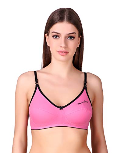Image of KEOTI Cotton Lycra Printed Bras - Pack of 7 (Weekdays Printed i.e., Sunday, Monday,..)