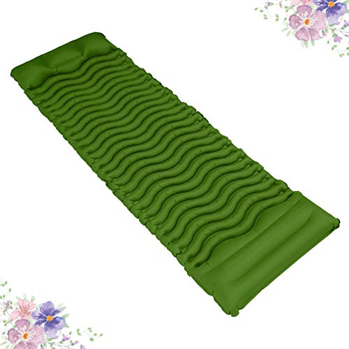 Wakauto 1 pç almofada design onda barraca colchão de ar ultraleve portátil para acampamento ao ar li