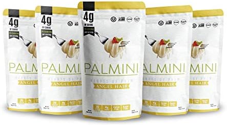 Palmini Low Carb Angel Hair | 4g of Carbs | As Seen On Shark Tank (12 Ounce Pouch (Pack of 6))