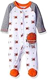 BON BEBE Baby Boys' Footed Coverall with Applique
