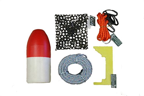 ZALTANA KUFA Crabbing Accessory kit (100' Lead Rope,Caliper,Harness,Bait cage & Float) CAC-1