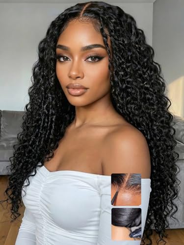 KLAIYI Bye Bye Slip™ Precut 7x5Glueless Water Wave with Burmese