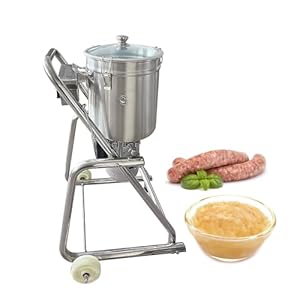 110V High Capacity 32L Commercial Food Processor Cutter Meat Chopper Machine Stainless Steel Universal Fritter Food Mixer Vegetable Industrial Fruit Blender Ground Beef Beverage Factory Hotel