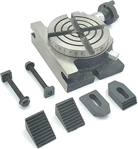 Fraiseuse de table rotative 80 mm de haute précision avec kit ER16 M6