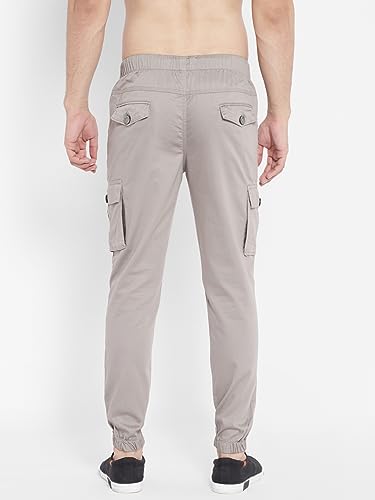 Image of SAPPER Men's Slim Fit Cotton Joggers