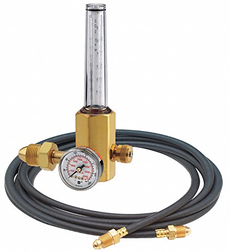 Miller Electric H2051 Series, Flowmeter Regulator, Single Stage, Welding, 50 psi, CGA-580 Inlet Connection