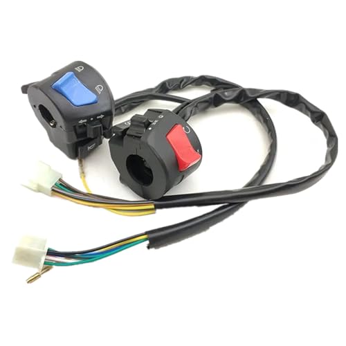 Commutateur guidon moto 125cc universel commande phare clignotant