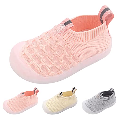 Summer Children Baby Sneakers Toddler Girls Boys Lightweight Breathable Mesh First Walkers Shoes Size 24 Months (Grey, 18-24 Months)3