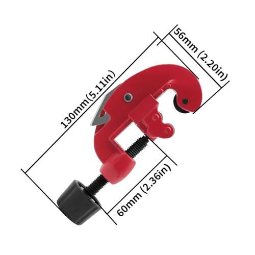 Juego de herramientas de corte y ensanchamiento de tuberías para cobre, aluminio, metal blando, kit de instalación profesional de fontanería y HVAC