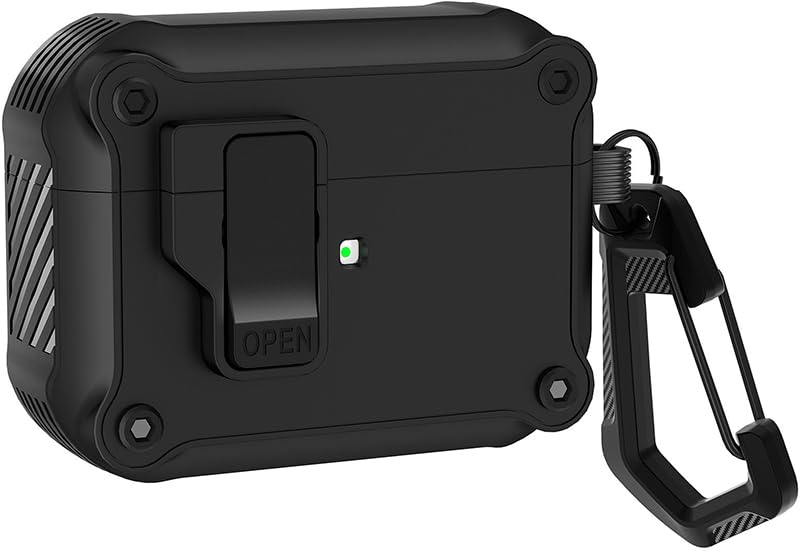 Amazon | CYBERGARAGE・AirPods 4 ケース 保護カバー リング付き