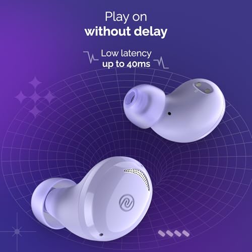 Image of Noise Buds Trance in-Ear Truly Wireless Earbuds with 45H of Playtime, Voice Control, Low Latency(up to 40 ms), Instacharge(10 min=200 min), BT v5.3(True Purple)