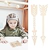Milisten 10Pcs Unfinished Wooden Arrow Cutouts DIY Craft Decorations 4.33In Wood Slices for Painting Stamping Embellishment and Kids Art Projects #3