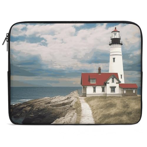 Housse ordinateur portable 15 pouces pochette PC 17 pouces néoprène motif phare