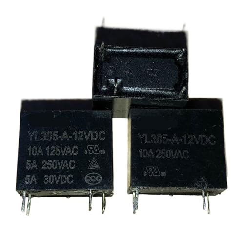 Relé YL305-A-12VDC de 4 pines para automatizar la domótica de casa