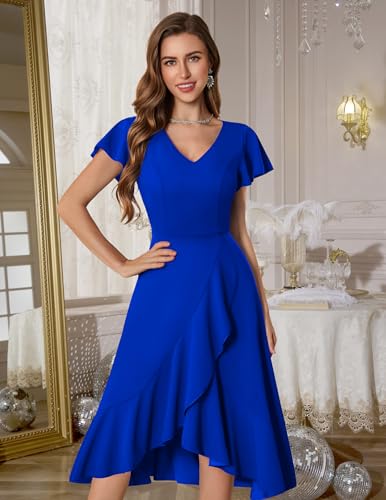 Image of DRESSTELLS Women's Cocktail Dresses 2026, Formal Fall Wedding Guest Dress