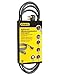 Stanley 31536 Grounded Heavy Duty Appliance Extension Cord, 9-Feet, Gray