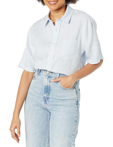 Vince lin S/S pour femme : votre haut léger pour les terrasses d'été