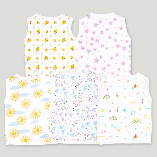 Image of Kidbea Extra Soft Mulmul Cotton Jhabla Cloth for New Born Baby Set