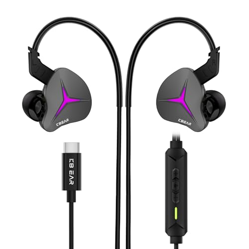 �C���z�� �L�� �^�C�vc KBEAR CG01 �Q�[�~���O �C�����j LED���C�g HIFI �C���t�H�� �L�� �^�C�vc 10mm 1DD PU+LCP �����U�����j�b�g type-c �C���z�� �}�C�N�t�� USB-C �Q�[�� ����DSP�I�[�f�B�I�f�R�[�_