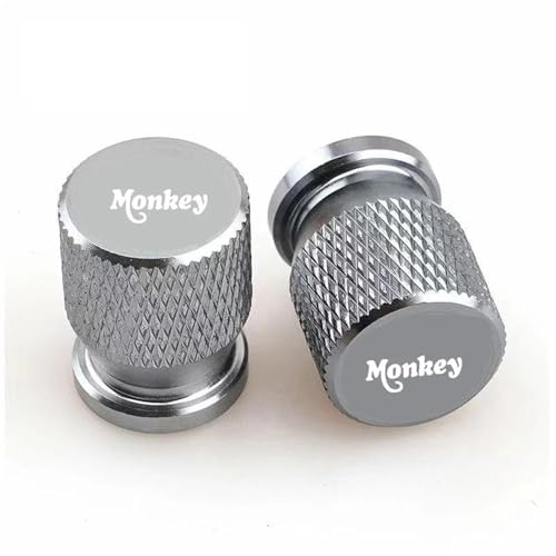 Bouchons de valve de pneu moto orange pour virée en Honda Monkey 125
