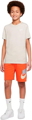 Miniatura 5 de Nike NSW Club + HBR Shorts (niños pequeñosniños grandes), Naranja RushNaranja Rush