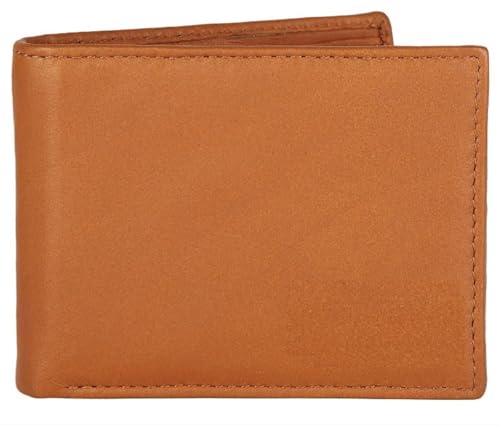 Image of Pu Leather Wallet for Men and Boys Alphabet Name Wallet Gifts for Men | Personalized with Name & Charm Purse - (Color-Tan) (N, Tan)