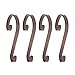 Stocking Scrolls 4-PACK Stocking Hanger Set (Oil-Rubbed Bronze)