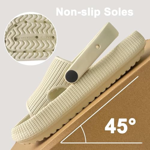 Unisex Children's Sandals Boys Slides Non-Slip Girls' Summer Slipper EVA Cloud Shoes with Backstrap for Swimming Pool Beach Bathroom3