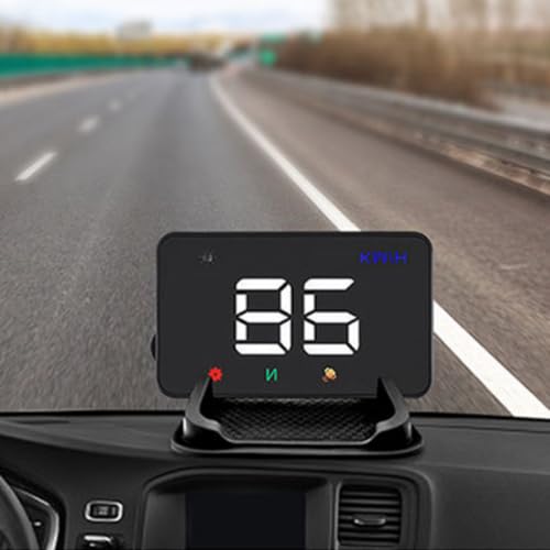 Affichage Tête Haute Voiture Compteur Numérique Écran Clair Évite Distractions Tableau de Bord - 6