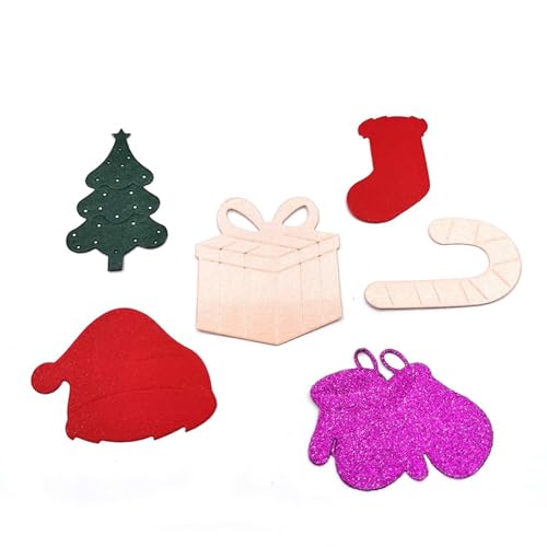Matrices de découpe scrapbooking en acier pour reliefs précis de Noël