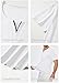 JMIERR Mens V Neck Muscle Casual Shirt for Men Workout Gym Athletic Shirt Summer Fashion Short Sleeve White Shirt, US 40(M)