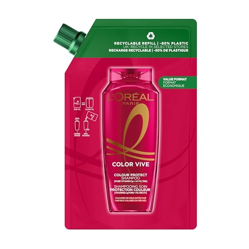 L'Oréal Paris Elvive Colour Protect, Refill Pouch Shampoo, 500ml format