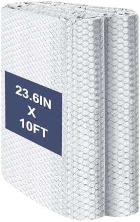 DGSL Double Reflective Bubble Foil Insulation Foam, 23.6 in X 10 ...