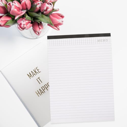 Note pads A4 vierges pour structurer vos réunions et planifier sans effort