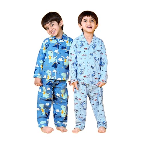 Image of Jam & Sugar Boys Cotton Printed Night Suit Set