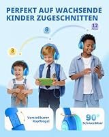 iClever Kopfhörer Kinder mit USB C Kabel für Schule/Tablet/Reisen – Ansicht 8